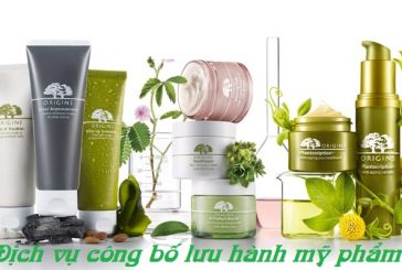 Công bố lưu hành mỹ phẩm