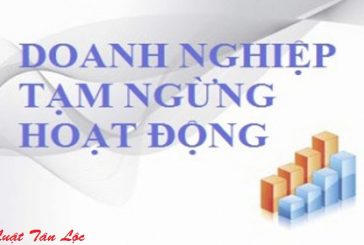 Thủ tục tạm ngưng hoạt động chi nhánh công ty