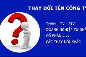 Lưu ý khi thay đổi tên doanh nghiệp