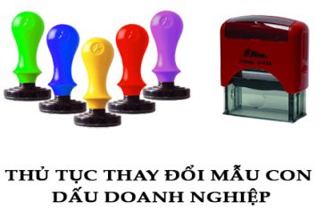 Thủ tục thay đổi dấu của doanh nghiệp